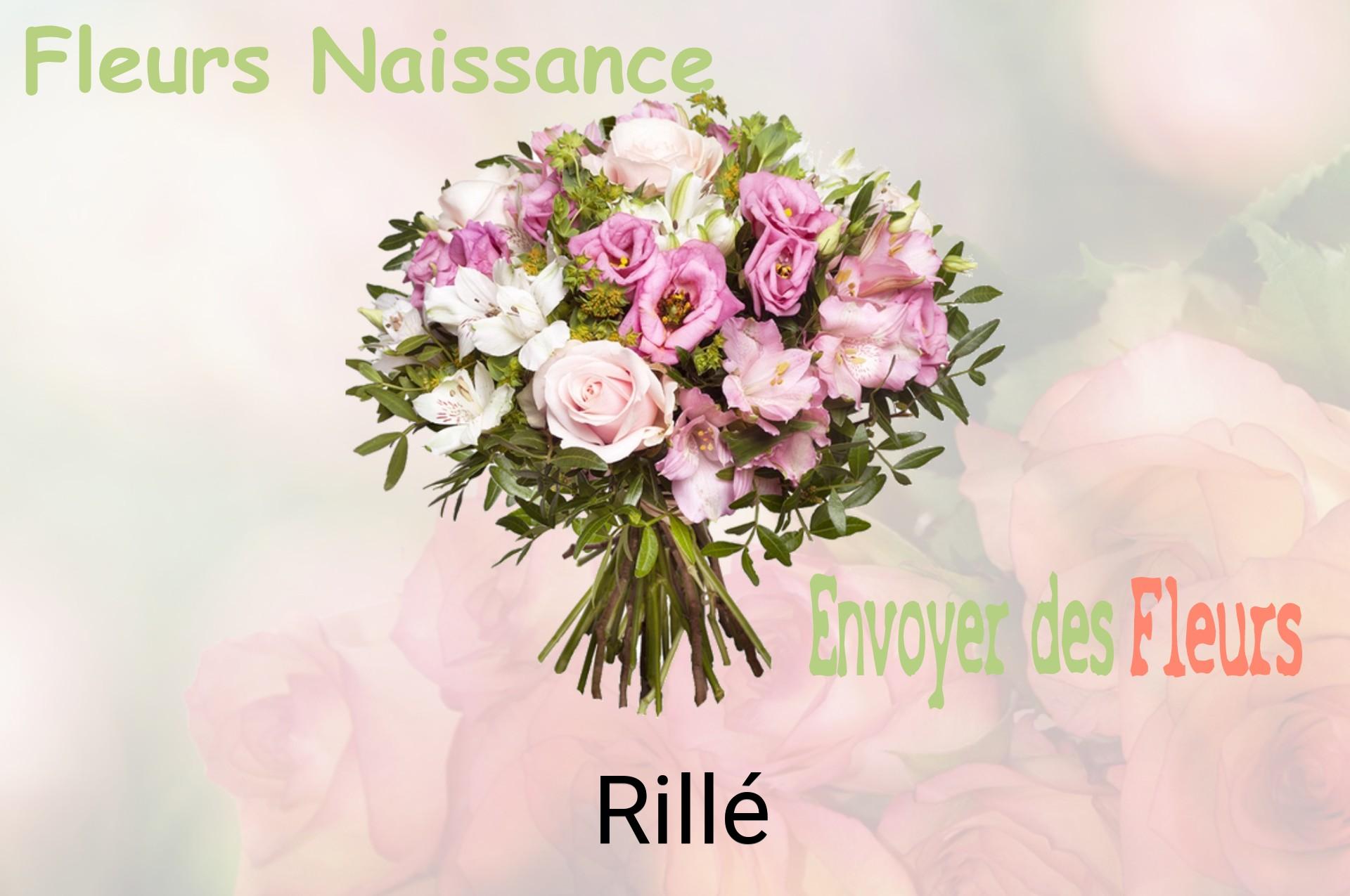 Bouquet de fleurs de naissance livré à Rillé